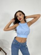 6474 CROP-MAVİ resmi